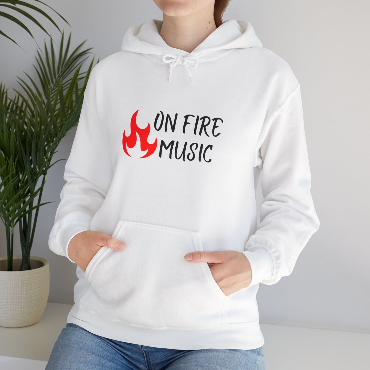 On Fire Music Hoodie